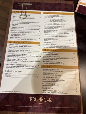 Menu photo 1 Touché French Creole Aurora, IL Menu photo 1 Touché French Creole Aurora, IL