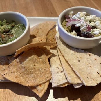 True Food Kitchen - Duo Dip ($10) from Happy Hour menu. - Vegetarian Near Me - Pasadena, California True Food Kitchen - Duo Dip ($10) from Happy Hour menu. - Vegetarian Near Me - Pasadena, California
