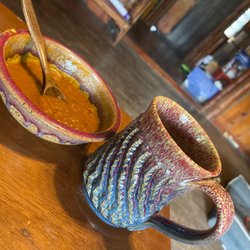Parsley Pottery - 16 ounce coffee mug, and Soup Bowl.