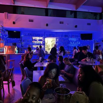 Echoes Cafe - Night time vibes - Greek Near Me - Houston, Texas
