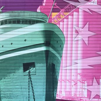 Two Waterfronts Mural - Public Art Near Me - Buffalo, New York Two Waterfronts Mural - Public Art Near Me - Buffalo, New York