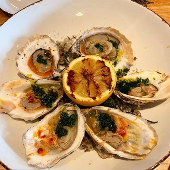 Small Batch - Grilled Oysters - New American Near Me - Garden City, New York