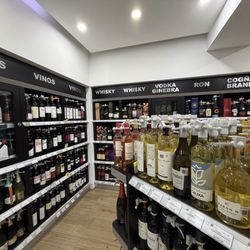 GoMart Café - Fabulous liquor selection!