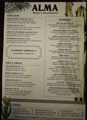 Menu photo 5 Alma Southwest Scottsdale, AZ