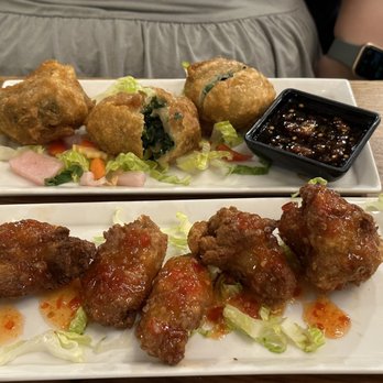 Asia Nine Bar & Lounge - Wings and chive dumplings - Asian Fusion Near Me - Washington, DC, District of Columbia