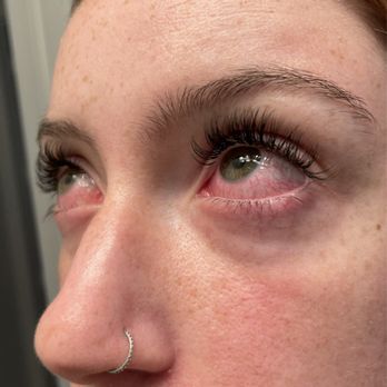 Lashes By Jolie - 5 hours after appointment - Eyelash Service Near Me - Spring, Texas Lashes By Jolie - 5 hours after appointment - Eyelash Service Near Me - Spring, Texas