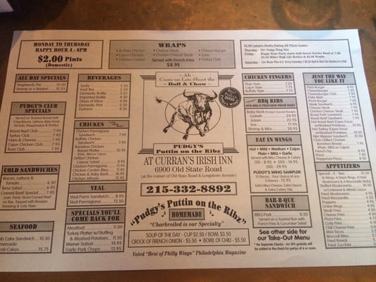 Menu photo 8 Curran's Irish Inn Philadelphia, PA Menu photo 8 Curran's Irish Inn Philadelphia, PA