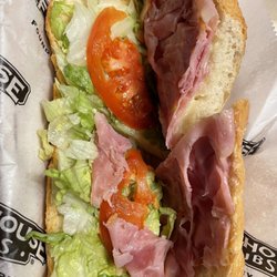 Firehouse Subs - Medium ham on white.