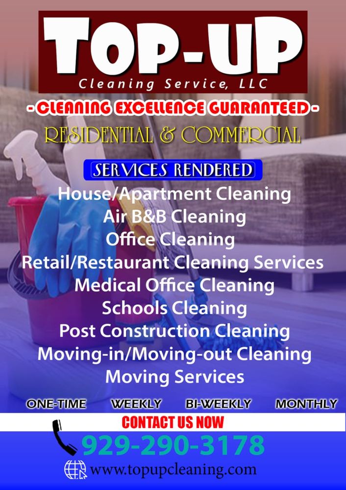 TOPUP CLEANING SERVICE Updated April 2024 New York, New York Home