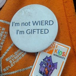 Pat's hilarious button... Pat's hilarious button...
