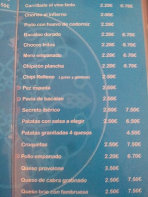 Menu photo 3 Secreto Andaluz Seville, SE Menu photo 3 Secreto Andaluz Seville, SE