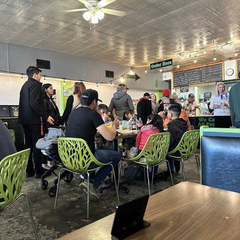 The Shop - Interior and line to order food - Breakfast & Brunch Near Me - Albuquerque, New Mexico The Shop - Interior and line to order food - Breakfast & Brunch Near Me - Albuquerque, New Mexico