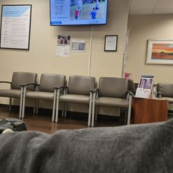 Empty waiting room.