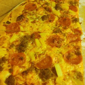 Sliced - Pizza with pepperoni and a few pineapple pieces. I paid $52 with tip for two pizzas. Cold, cardboardish and sadly won't be back. - Pizza Near Me - Hoschton, Georgia Sliced - Pizza with pepperoni and a few pineapple pieces. I paid $52 with tip for two pizzas. Cold, cardboardish and sadly won't be back. - Pizza Near Me - Hoschton, Georgia