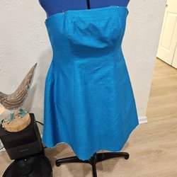 Banksville Designer Fabrics - Dress in progress