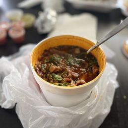Menudo - look at the richness of color (only available on weekends)