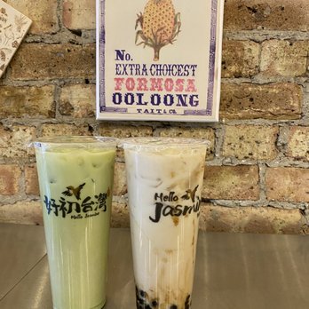 Hello Jasmine - Lincoln Park - Fresh milk tea- Matcha and Jasmine - Bubble Tea Near Me - Chicago, Illinois