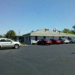 a parking lot with cars parked in it