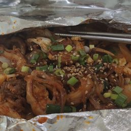 Stir Fried Pork Sausages
