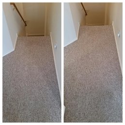 Left side is clean (after) Right side is dirty (before) Left side is clean (after) Right side is dirty (before)