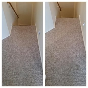 Organic Carpet Care - Left side is clean (after) Right side is dirty (before) - Carpet Cleaning Near Me - Austin, Texas Organic Carpet Care - Left side is clean (after) Right side is dirty (before) - Carpet Cleaning Near Me - Austin, Texas