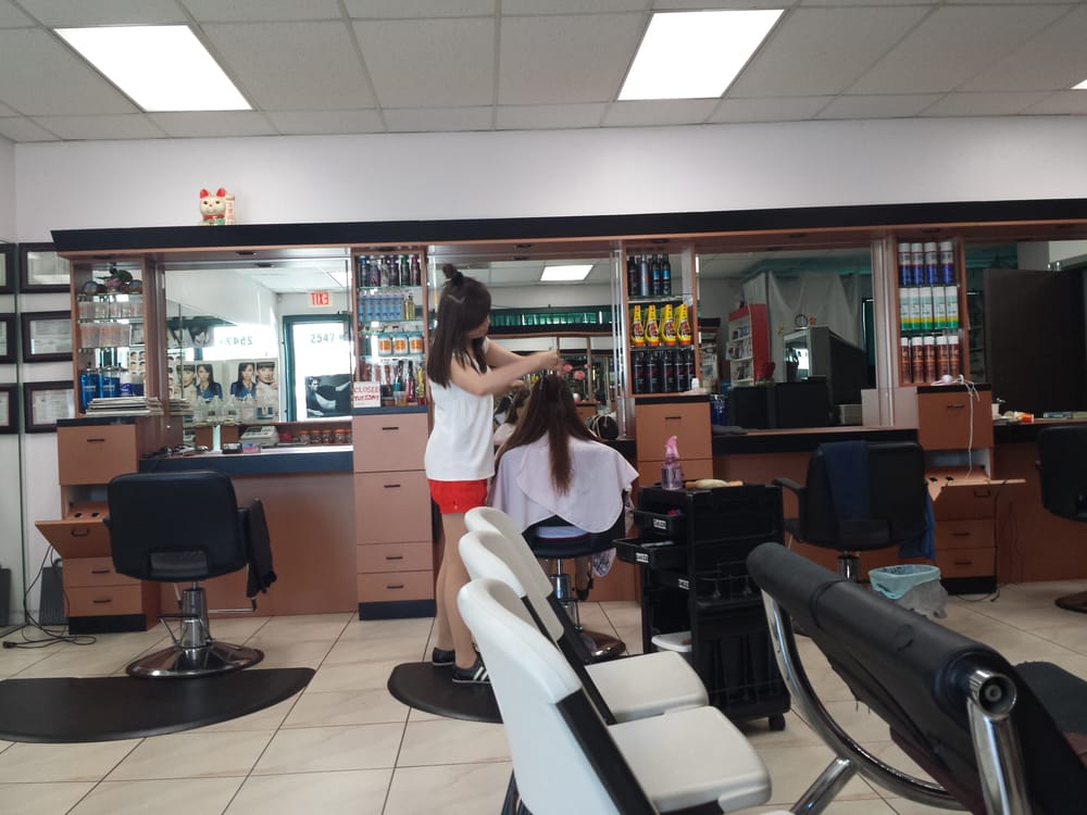 Professional Look Hair Design Logo