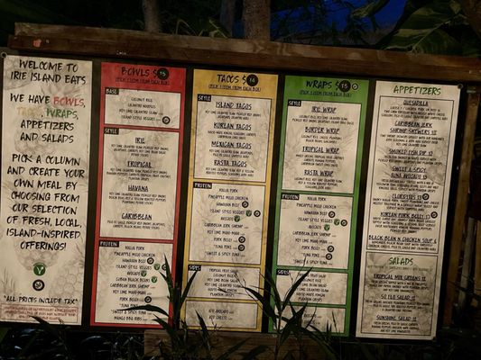Menu photo 1 Irie Island Eats Marathon, FL