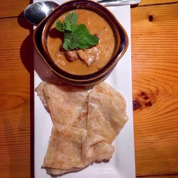 Rangoon Burmese Kitchen - Platha with curry - Burmese Near Me - Honolulu, Hawaii Rangoon Burmese Kitchen - Platha with curry - Burmese Near Me - Honolulu, Hawaii