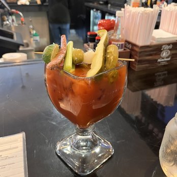Brick & Spoon - Orange Beach - Build your own bloody mary - Breakfast & Brunch Near Me - Orange Beach, Alabama