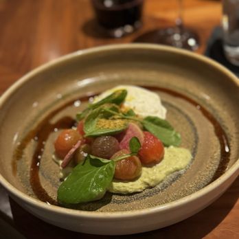 Saint & Second - Burrata Salad - New American Near Me - Long Beach, California