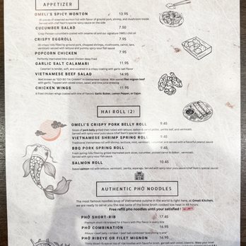 OMELI Kitchen - Menu - Vietnamese Near Me - Fullerton, California OMELI Kitchen - Menu - Vietnamese Near Me - Fullerton, California