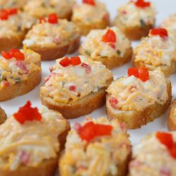 HazelBea Catering - Pimento cheese canape