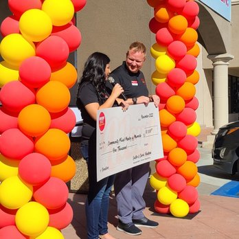 Grocery Outlet - Owners presenting the local food bank with a $1,000 check =) - Grocery Near Me - Murrieta, California Grocery Outlet - Owners presenting the local food bank with a $1,000 check =) - Grocery Near Me - Murrieta, California