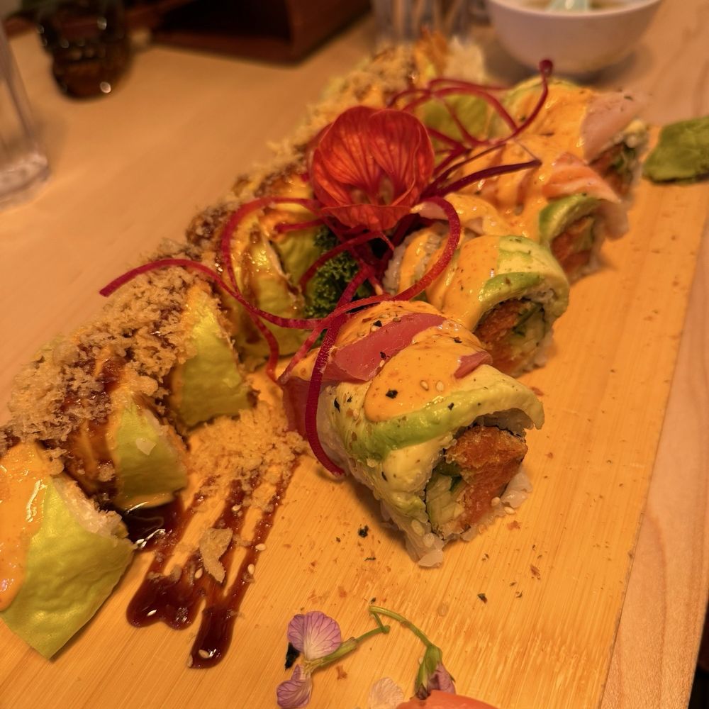 APA Sushi - The beauty and the beast roll and scorpion roll with soy paper - Sushi Bars Near Me - Maple Grove, Minnesota