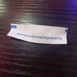 Typical fortune, lol.
