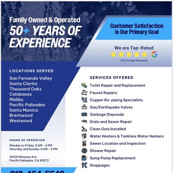 Palisades Plumbing - Plumbing Near Me Palisades Plumbing - Plumbing Near Me