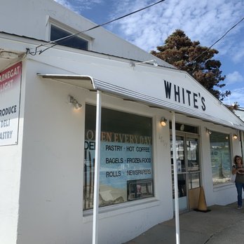 White's Market - a woman standing outside of the store - Grocery Near Me - Barnegat Light, New Jersey White's Market - a woman standing outside of the store - Grocery Near Me - Barnegat Light, New Jersey