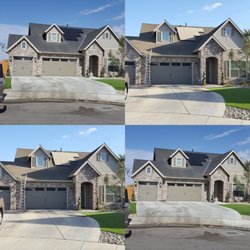 Reflections Solar Cleaning - Power washed house and clean panels
