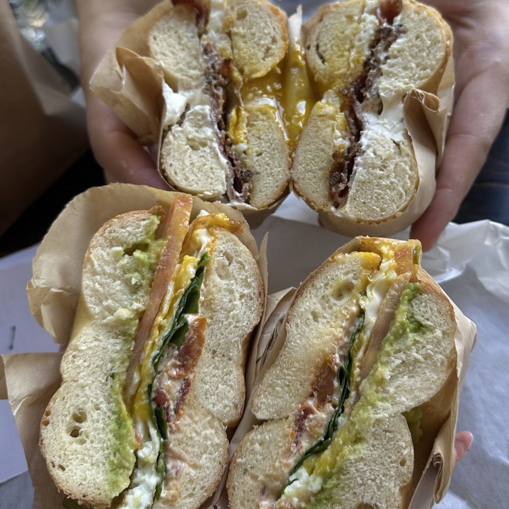 Veggie Bagel& Bacon Bagel Veggie Bagel& Bacon Bagel