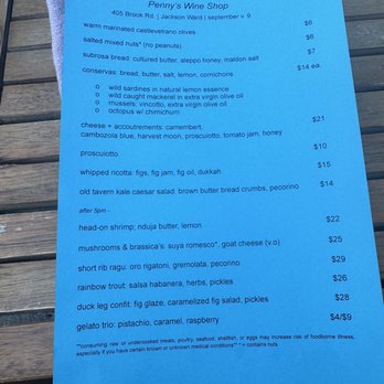 Penny's Wine Shop - Menu - Wine Bars Near Me - Richmond, Virginia Penny's Wine Shop - Menu - Wine Bars Near Me - Richmond, Virginia