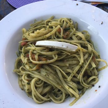 La Dolce Vita - Look at that slice of goat cheese! Pesto pasta was amazing! - Italian Near Me - Herrenberg, BW