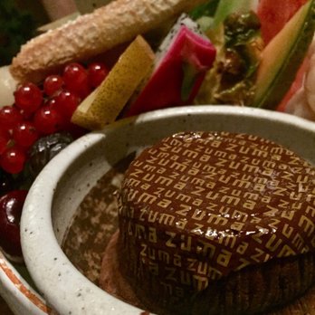 Zuma - Exotic Fruits w/ Chocolate Lava Cake! - Sushi Bars Near Me - New York, New York Zuma - Exotic Fruits w/ Chocolate Lava Cake! - Sushi Bars Near Me - New York, New York