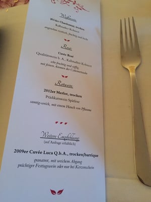 Menu photo 1 Zum Bacchus Kallstadt, RP Menu photo 1 Zum Bacchus Kallstadt, RP