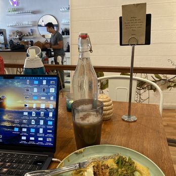Knead - Lions mane dish and iced chai - Donuts Near Me - Albuquerque, New Mexico