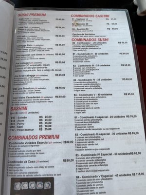 Menu photo 3 Viciados em Sushi Centro, SC