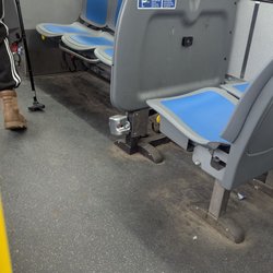 Jamaica/165th St Bus Terminal - Inside of the bus
