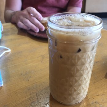 Flatiron Coffee - 12oz Iced White Mocha with almond milk. Amazing! - Coffee & Tea Near Me - Boulder, Colorado
