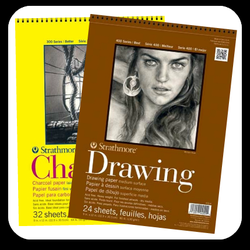 Village Supplies - Plenty of art pads to choose from!