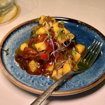 Palm Palm - Short Rib BBQ - mango bbq sauce, pineapple salsa - Bars Near Me - Pittsburgh, Pennsylvania