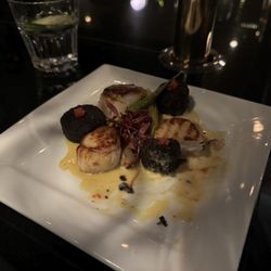 Scallops and black pudding